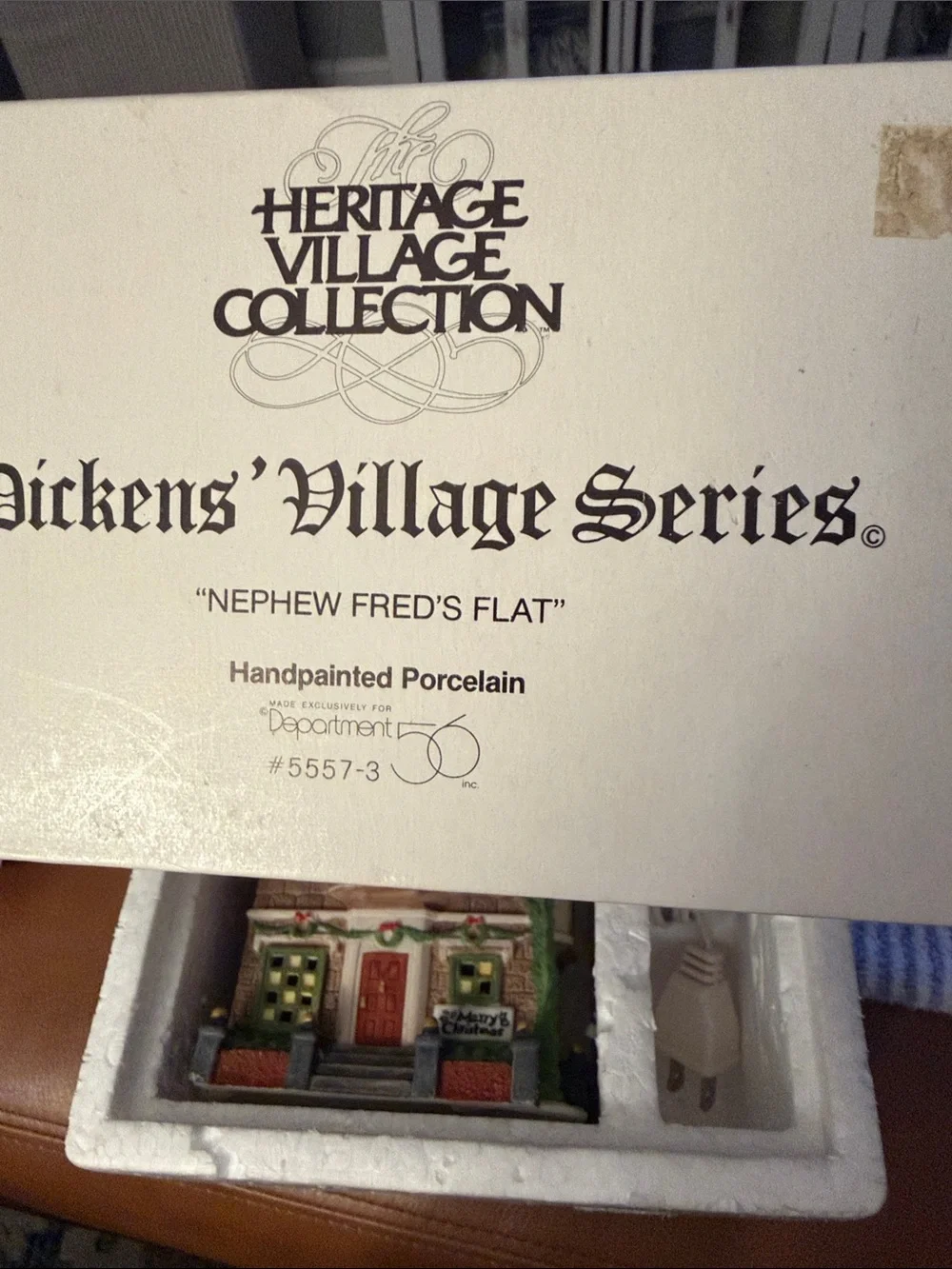 Department 56 Dickens Village Series Nephew Fred’s Flat